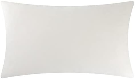KINGROSE Handmade 3D Flower Home Decorative Throw Pillow Case Rectangular Cushion Cover 12 x 20 Inches for Bed Living Room Sofa Chair Solid Suede Beige - Image 2