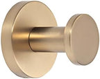 TUNNY 5 Pack Round Towel Hooks-Champagne Gold Modern Coat Hooks Shower Towel Hooks for Bathroom Kitchen Home Storage by TUNNY