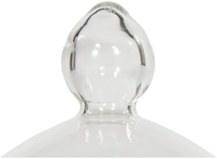 Alice Lane Clear Glass Cloche Dome Case for Home Decor and Keepsakes Salt - Image 2
