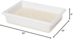 Rubbermaid Commercial Products Food Storage Box, 8.5 Gallon Capacity, White, for Restaurant/Kitchen/Cafeteria - Image 6