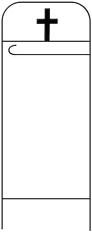Briarwood Lane Everyday Wrought Iron Cross Garden Flag Arbor 41x15 Garden Flag Decorative Arbor by BriarwoodLane