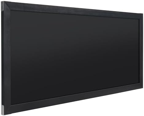 SELEAD Magnetic Chalkboard Words Sign - 55" x 25", Black Solid Wood Frame - Image 2