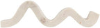 Bloomingville Marble Wave Double Taper Candle Holder, White - Image 4
