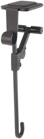 Fireplace Stocking and Garland Hanger with Two Hooks (3 Pack - Brown) - Image 2