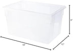 Rubbermaid Commercial Products Food Storage Box/Tote, 5 Gallon, Clear, for Restaurant/Kitchen/Cafeteria - Image 2