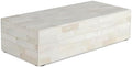 Handicrafts Home Decorative Storage Box with Lid– 10x4.5x2.5” Modern Home Decor Organizer, Memory Box & Jewelry Storage- Decorative Boxes for Living Room & Shelf Decor- Classic Plain- White by HandicraftsHome