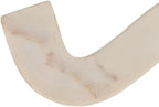 Bloomingville Marble Wave Double Taper Candle Holder, White - Image 3