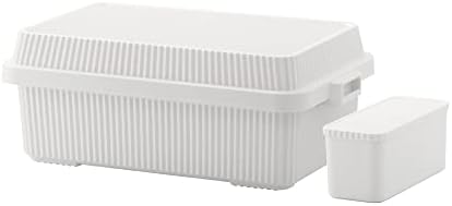 LIKE-IT STC-01S Stack-up Storage Box With Inner Box, 11.9 gal (53 L) Capacity, for Closet, Stock, Disaster Prevention, Toy and Ornament Organization by Like-it