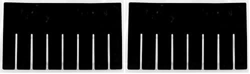 Akro-Mils 41166 12 Pack Plastic Divider for Akro-Grid Slotted Stackable Dividable Storage Tote Container Box, Compatible with 33166, Short Divider by Akro-Mils