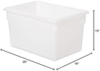 Rubbermaid Commercial Products Food Storage Box/Tote for Restaurant/Kitchen/Cafeteria, 21.5 Gallon, White - Image 2