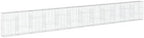 vidaXL Gabion Basket with Cover 472.4"x19.7"x59.1" Galvanized Iron - Image 7