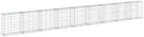 vidaXL Gabion Basket with Cover 354.3"x19.7"x39.4" Galvanized Iron - Image 7