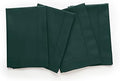 Solino Home Cotton Linen Napkins Dark Green Hemstitch, 20 x 20 in, Set of 4 by SolinoHome