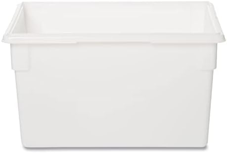 Rubbermaid Commercial Products Food Storage Box/Tote for Restaurant/Kitchen/Cafeteria, 21.5 Gallon, White by RubbermaidCommercialProducts