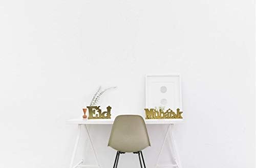 Eid Mubarak Moon Star Desktop Shelf Table top Decoration for Home Office Classic Decor Products (Eid Mubarak) - Image 3