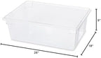 Rubbermaid Commercial Products Food Storage Box/Tote for Restaurant/Kitchen/Cafeteria, 12.5 Gallon, Clear - Image 3