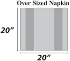 Urban Villa Cloth Napkins Cotton 12x12 (Set of 12) Multi - Image 7