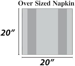 Urban Villa Cloth Napkins Cotton 12x12 (Set of 12) Multi - Image 7