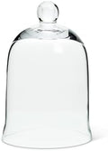 Abbott Collection 27-Carolyn Bell Shaped Glass Cloche, Clear (7" H) by AbbottCollection