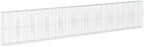 vidaXL Gabion Basket with Cover 433.1"x19.7"x78.7" Galvanized Iron by vidaXL