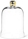 Abbott Collection Medium Bell Shaped Cloche with Gold Knob by AbbottCollection