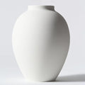 White Vase for Home Decor - Modern Farmhouse Ella Flower Vase for Table by RyddeligHome-AestheticHomeDecor