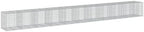 vidaXL Galvanized Iron Gabion Basket - 413.4"x39.4"x39.4" - Tool-Free Assembly for Landscaping, Walls, Screens, Outdoor Decor by vidaXL