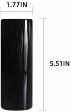 Modern Black Ceramic Vase Set of 10 for Living Room Bedroom 5.51'' Minimalist Fresh Small Flower Vases for Bouquet Fake Plant Home Decor Office Fireplace Centerpieces Nordic Style 10 Pack - Image 5