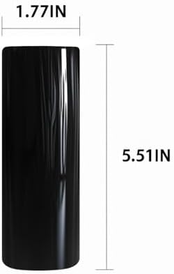 Modern Black Ceramic Vase Set of 10 for Living Room Bedroom 5.51'' Minimalist Fresh Small Flower Vases for Bouquet Fake Plant Home Decor Office Fireplace Centerpieces Nordic Style 10 Pack - Image 5