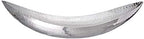 Elegance Hammered 14-1/2 by 8-Inch Stainless Steel Oval Fruit Bowl - Image 2