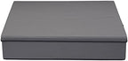 Household Essentials Wreath Storage Container Box with Handles, Sturdy Fabric‑Covered Sides for 30‑Inch Wreath, Gray with Charcoal Trim - Image 7