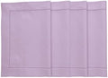 Solino Home Cotton Linen Placemats Lavender Hemstitch, 14 x 19 in, Set of 4 by SolinoHome