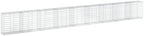 vidaXL Gabion Basket with Cover 354.3"x19.7"x39.4" Galvanized Iron by vidaXL