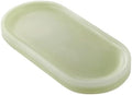 Natural Marble Decorative Tray, 9.8”x4.4”, Olive Green by Unknown