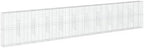 vidaXL Gabion Basket with Cover - Galvanized Iron Wire 433.1"x19.7"x78.7" for Landscaping/Decor/Retaining Wall - Image 7