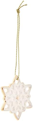 Lenox Snowflake 10-Piece Mini Christmas Hanging Ornament Set - Image 4