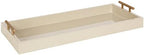Kate and Laurel Lipton Modern Narrow Tray; 10 x 24; Sand; Midcentury Serving Tray for Storage and Display by KateandLaurel