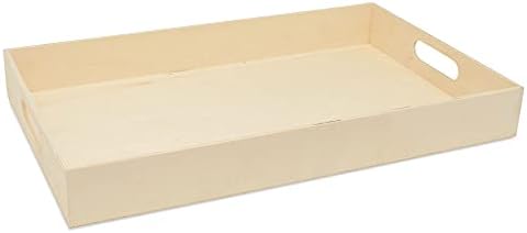 Unfinished Wood Nesting Trays with Handles, 2 Sets of 6 Trays for Crafting, Resin, Organizing, DIY Décor, and Montessori Activity, by Woodpeckers - Image 4