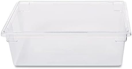 Rubbermaid Commercial Products Food Storage Box/Tote for Restaurant/Kitchen/Cafeteria, 12.5 Gallon, Clear by RubbermaidCommercialProducts