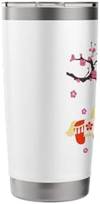 2026 Japanese Year of the Horse Red White Zodiac Figurine Stainless Steel Insulated Tumbler - Image 4