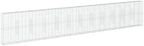 vidaXL Gabion Basket with Cover 472.4"x19.7"x78.7" Galvanized Iron - Image 7