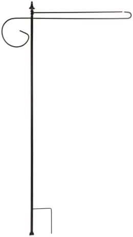 Briarwood Lane 3 Piece Wrought Iron Wrap-Around House Flag Stand x Hardware by BriarwoodLane