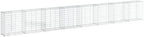 vidaXL Galvanized Iron Gabion Basket 315"x19.7"x39.4" - Utility Cage for Landscaping, Retaining Walls, Outdoor Decor by vidaXL