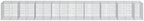 vidaXL Gabion Basket with Cover 374"x39.4"x39.4" Galvanized Iron - Image 5