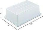 Rubbermaid Commercial Products Food Storage Box/Tote for Restaurant/Kitchen/Cafeteria, 12.5 Gallon, White - Image 6