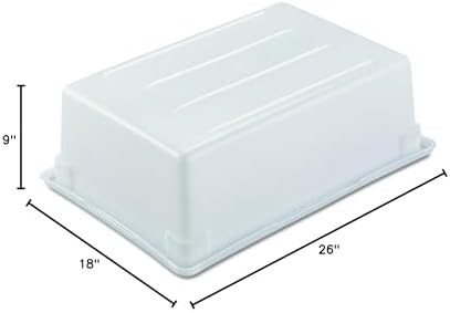 Rubbermaid Commercial Products Food Storage Box/Tote for Restaurant/Kitchen/Cafeteria, 12.5 Gallon, White - Image 6
