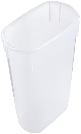 Rubbermaid Wrap N' Craft Plastic Wrapping Paper Organizer Storage Container with Top Ornament Storage Compartment for 20 Standard 30 Inch Rolls, Clear - Image 4