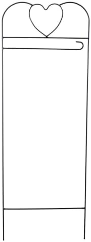 Briarwood Lane Wrought Iron Black Heart Arbor for Garden Flags 41x15 by BriarwoodLane