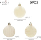 4In Velvet Ornaments for Christmas Tree, 9pcs Large Christmas Ornaments Set - Image 4