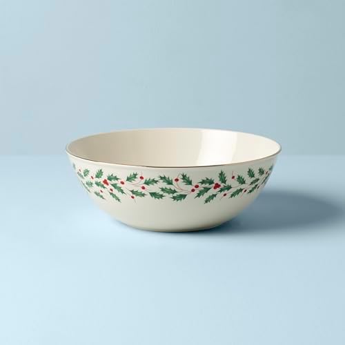 Lenox Holiday Porcelain Christmas Serving Bowl, 72oz - Image 2
